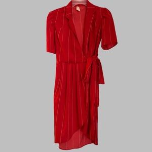 True Destiny Wrap Dress Red Size Small